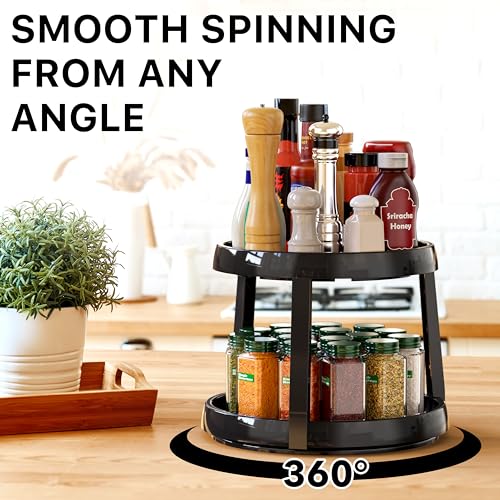 2 Tier Lazy Susan Spice Organizer
