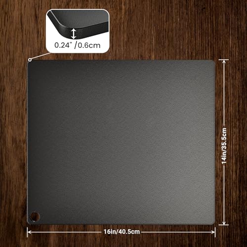 16"x14" Pizza Steel Baking Sheet for Oven BBQ Grill