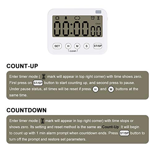 2pk Digital Timer Clock (2 Count)