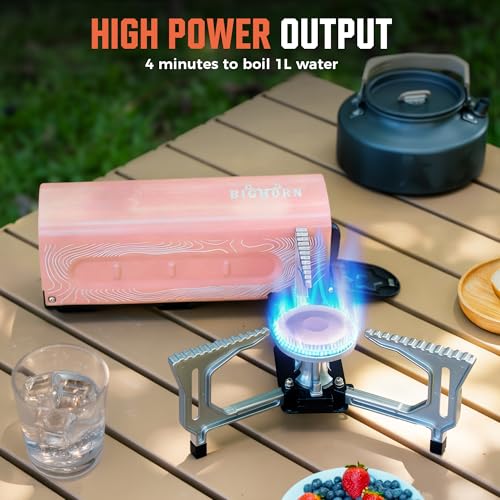 OUTDOORS Butane Camping Stove (Pink)