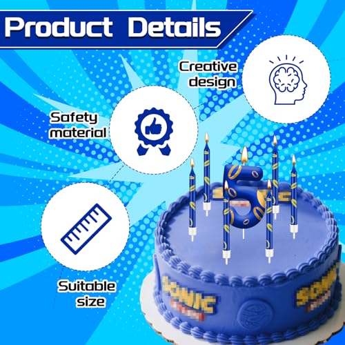 13PCS Birthday Cake Candles Set (13 Count)