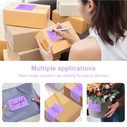 3 X 5 Inch Printable Waterproof Rectangle Color Coding Labels
