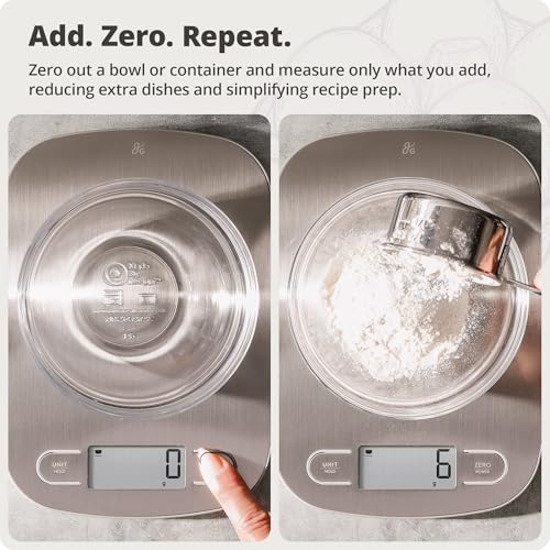 Food Scale Slim & Compact (Stainless Steel)