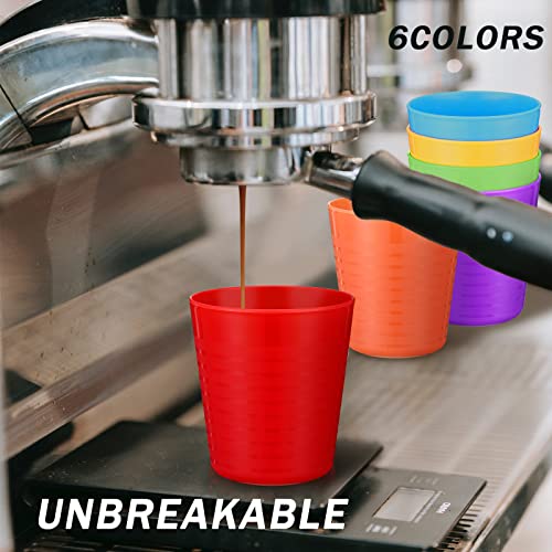 36 Pcs Kids Plastic Cups 8 oz Drinking Toddler Cups (Rainbow)
