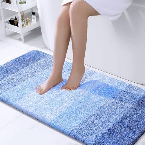 Bathroom Runner Rug 40x24 (40" X 24" / Light Royal Blue)
