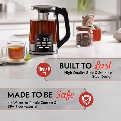 Electric Glass Kettle (Black)