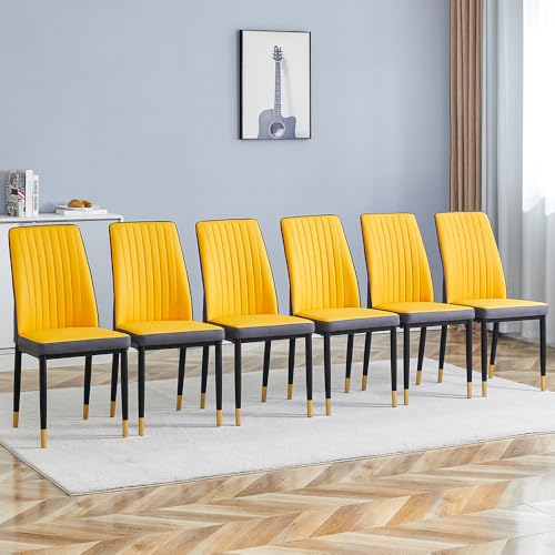 Modern Dining Chairs Set (B- Orange)
