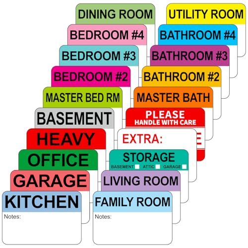 600 Writable Home Moving Stichers (Mov-0305-40-600pcs)