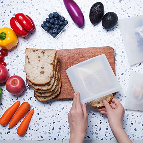 Reusable Silicone Food Storage Bag (2 Medium Set)