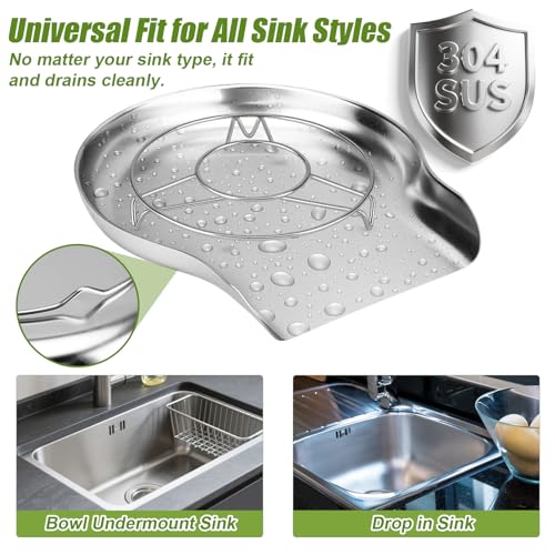 Colander and Strainer Self Drainer Base Plate Stainless Steel for Kitchen