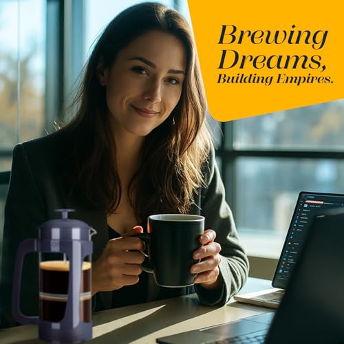 P3 French Press Coffee Maker (Blue / 32 oz)