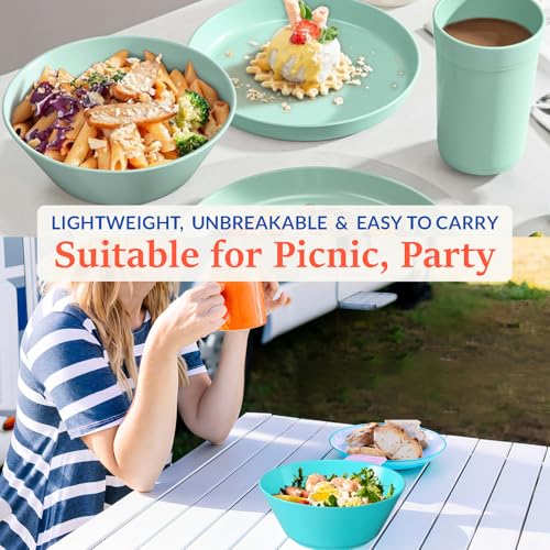 50 Oz Wheat Straw Bowls Set of 6