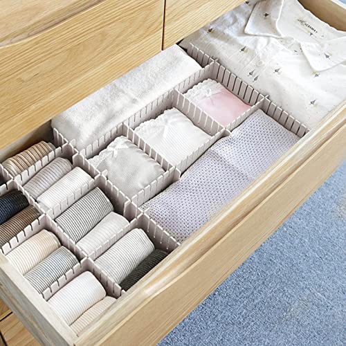40Pcs Grid Drawer Dividers (White)