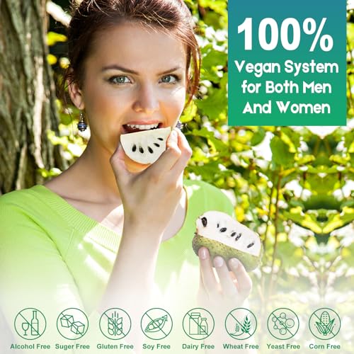 Soursop Bitters Liquid Drops Supplement with Irish Sea Moss & Turmeric for Cellular Support (1 Pack)