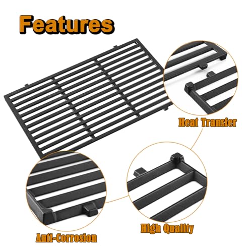 7638 Spirit Grill Replacement Parts for Weber Grill Grates Spirit 300 Series E310 E (23.8'' x 17.5'' Spirit 300)