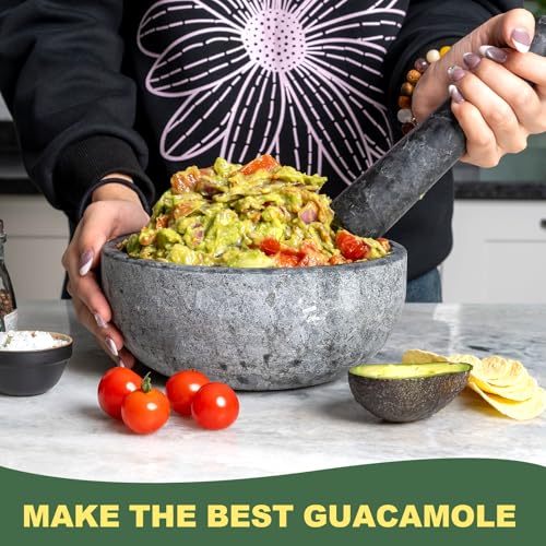 Natural Granite Mortar and Pestle Set