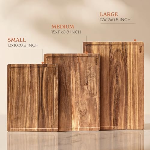 Wood Cutting Board (Brown / 3-Piece)