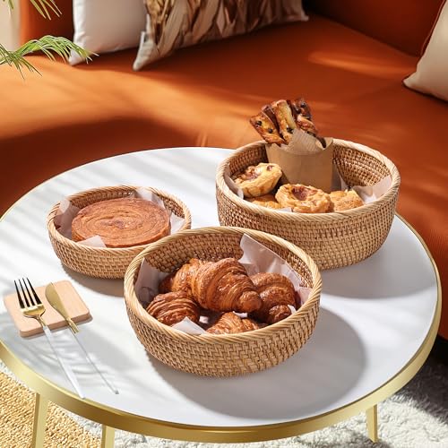 Rattan Bread Basket Set 3