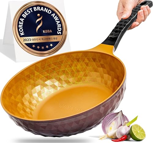 Diamond X Premium Non Stick Wok Pan (Gold Wok Pan)