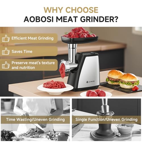 Meat Grinder 4 (Stainless Steel)