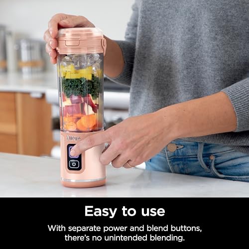 Blast Two Pack Portable Blender (Peach, Stone)