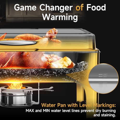 Chafing Dishes for Buffet (Golden)