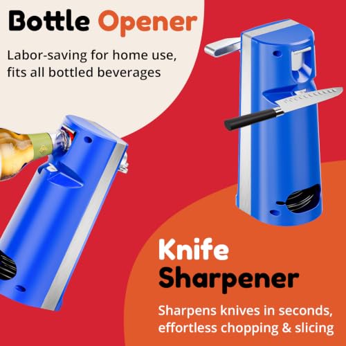Electric Can Opener (Blue-ABS)