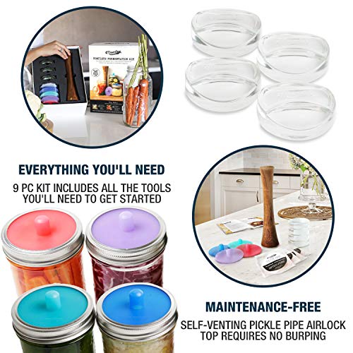 Complete Mason Jar Fermentation Kit (Wide Mouth)