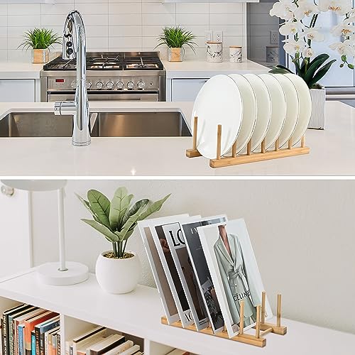 Bamboo Wooden Dish Rack (Pack of 1)
