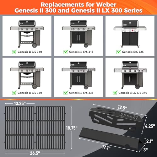for Weber Genesis 2 Grill Parts (F2 66095+66032+66040)