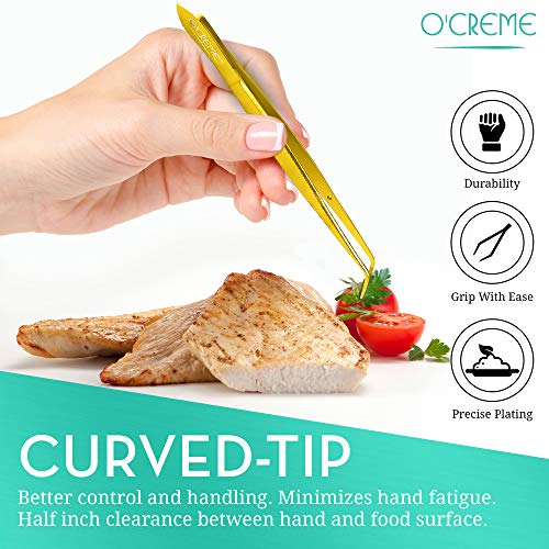 Curved Tweezers 6.25 Inch Fine
