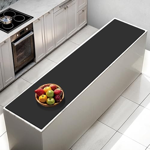 Extra Large Silicone Mat 78.74”x19.69”x0.08” (Black / 78.7"L x 19.7"W)