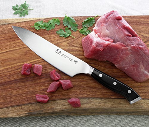 D Series 59120 German Steel Forged Chef's Knife (8" / Black)