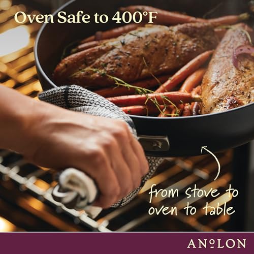 Advanced Home Nonstick Frying Pan with Helper Handle 14.5 (Onyx / Skillet w/ Helper Handle (14.5-Inch))