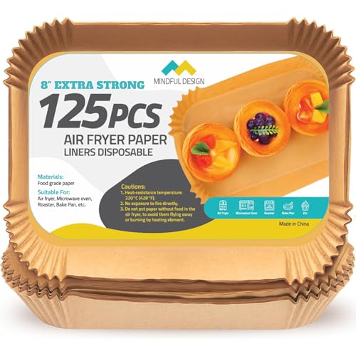 Air Fryer Paper Liners (125 Count)