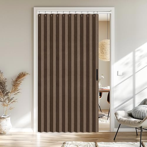 Doorway Curtains (Brown / 52"W x 78"L (Pack of 1))