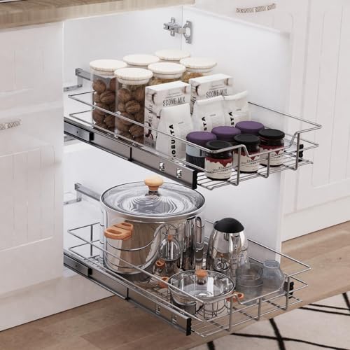 Pull Out Cabinet Organizer 21" W X 22" D