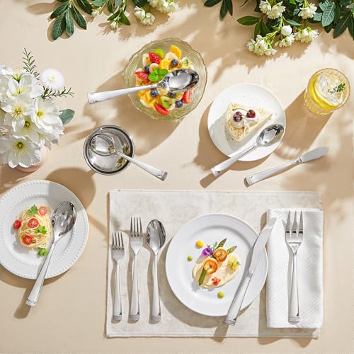 65 Piece Flatware Set (65-Piece / Silver)