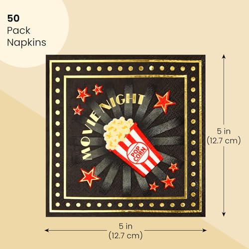 Movie Night Napkins (50 Pack)
