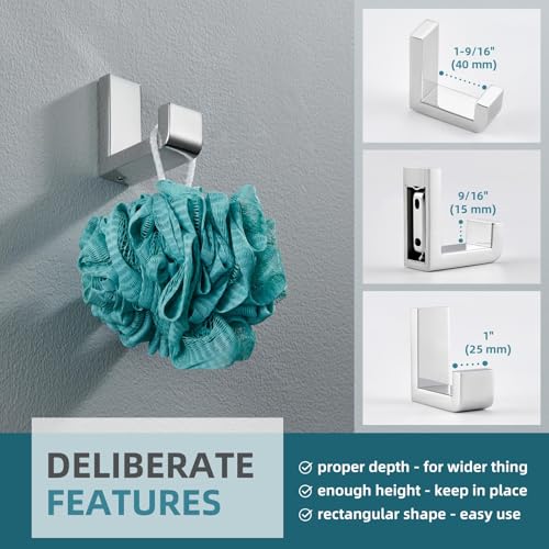 Towel Hook Polished Chrome (1 Pack / Polished Chrome)