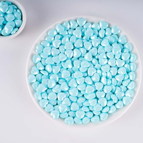 Blue Heart Shapes Sprinkles (4.58 Ounce)