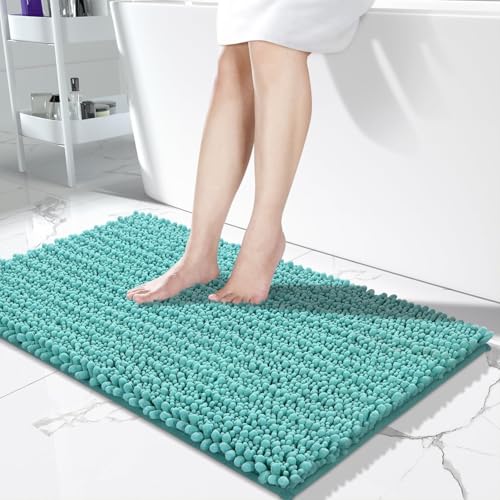 Long Bathroom Rugs Non Slip Washable 44x24 Inch
