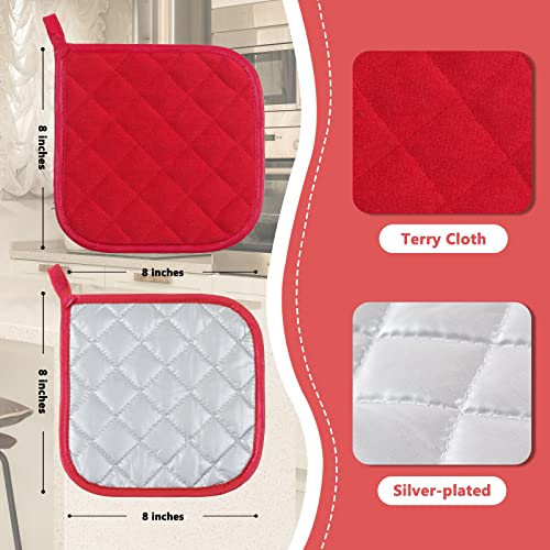 4 Pack Heat Resistant Pot Holders (4 Count)