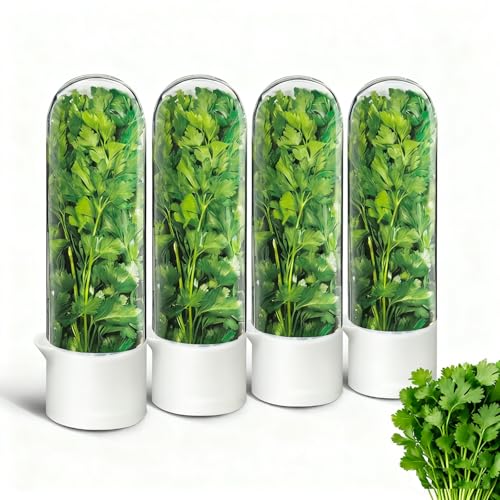 Herb Keeper for Refrigerator (4PCS)