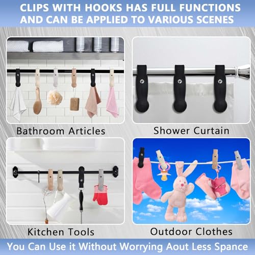 2 Pcs Strong Magnetic Towel Clips for Kitchen (Standard / 2 Pcs Beige)