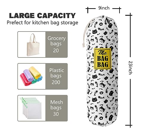 Grocery Bags Holder Organizer For Shopping Bags (Cat 07)