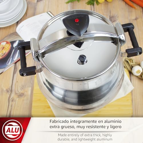 Alustar 23.2 Quart Aluminum Pressure Cooker (23.3 Quarts / Multicoloured)