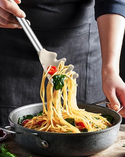 Silicone Spaghetti Spoon and Pasta Tong