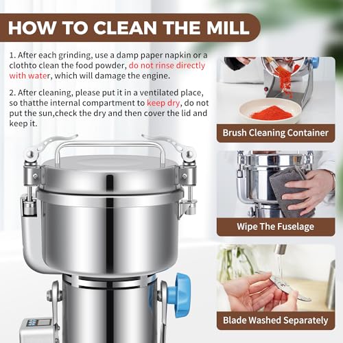 Electric Grain Grinder Mill (1000G)