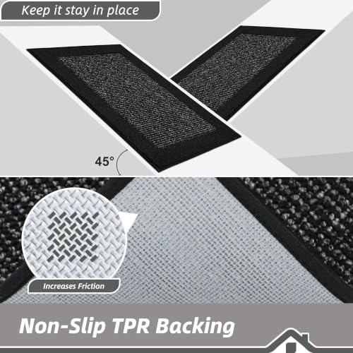 Indoor Door Mat 24" x 36" (Black / 24" X 36" (Rectangular))